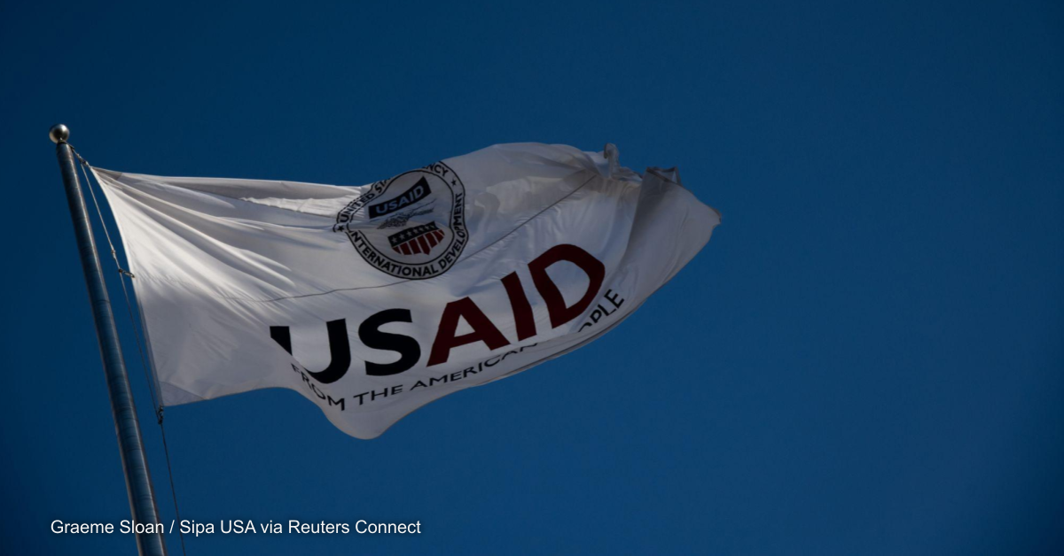 The USAID flag