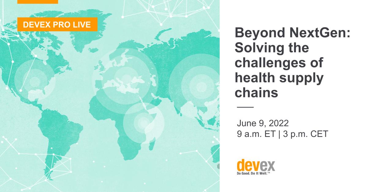 Beyond NextGen Solving the Challenges of Health Supply Chains