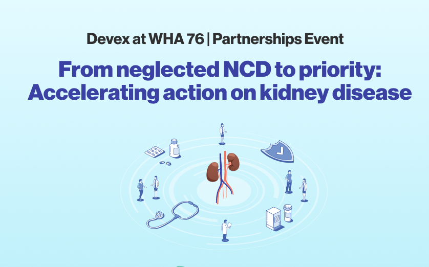 From neglected NCD to priority: Accelerating action on kidney disease