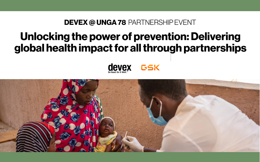 Unlocking the power of prevention: Delivering global health impact for all through partnerships