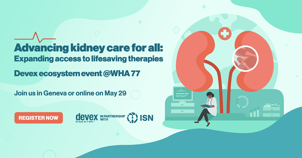 Advancing kidney care for all: Expanding access to lifesaving therapies