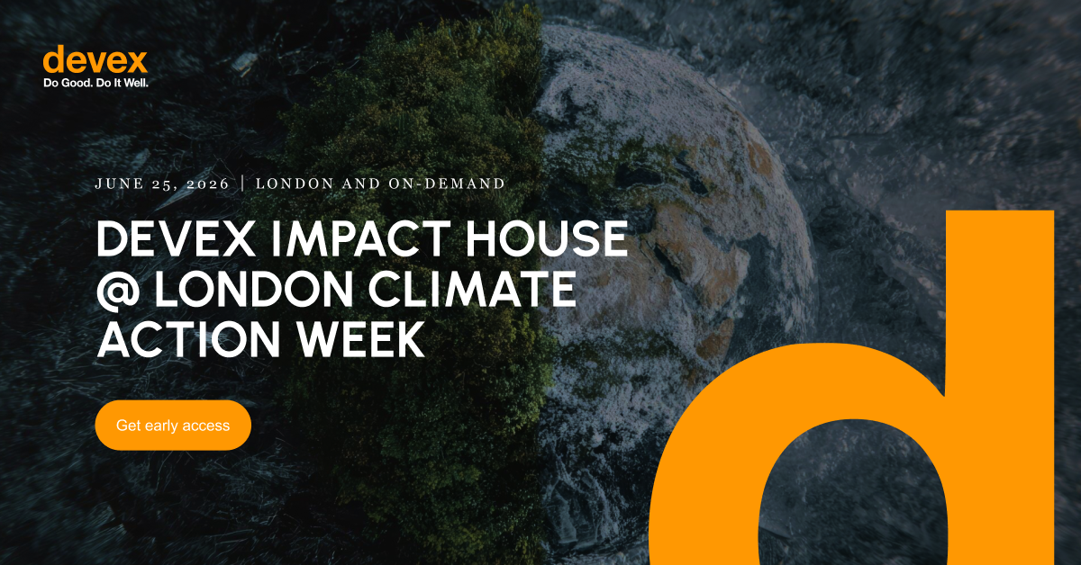 Climate Action House Devex Impact House @ London Climate Action Week 2026
