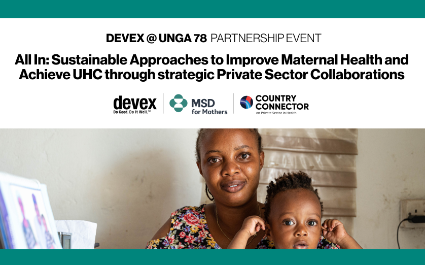 All In: Sustainable Approaches to Improve Maternal Health and Achieve UHC through strategic private sector collaborations