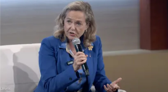 EIB launches €10B plan with Calviño stressing global partnerships