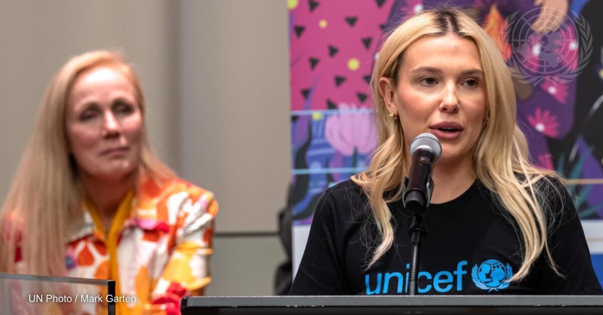 UNICEF Goodwill Ambassador Millie Bobby Brown at CSW69